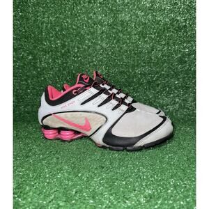 Nike Shox Vaeda Womens Wolf Grey Pink Running Shoes Size 8.5 Sneakers 678632-006
